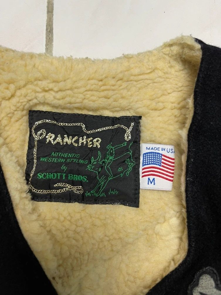 Schott Rancher By Schott X Backdrop Sherpa Skull Motive Vest Size US M / EU 48-50 / 2 - 4 Thumbnail