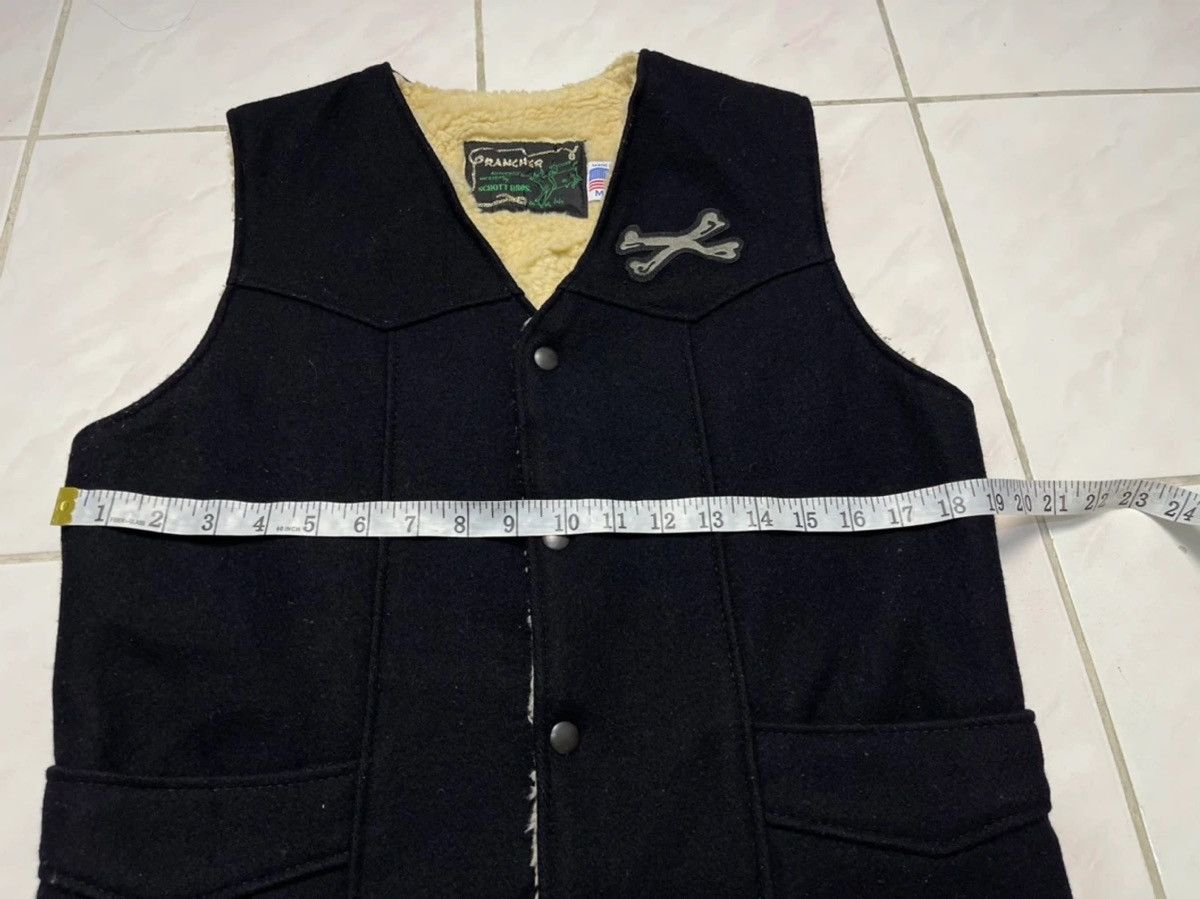 Schott Rancher By Schott X Backdrop Sherpa Skull Motive Vest Size US M / EU 48-50 / 2 - 6 Thumbnail