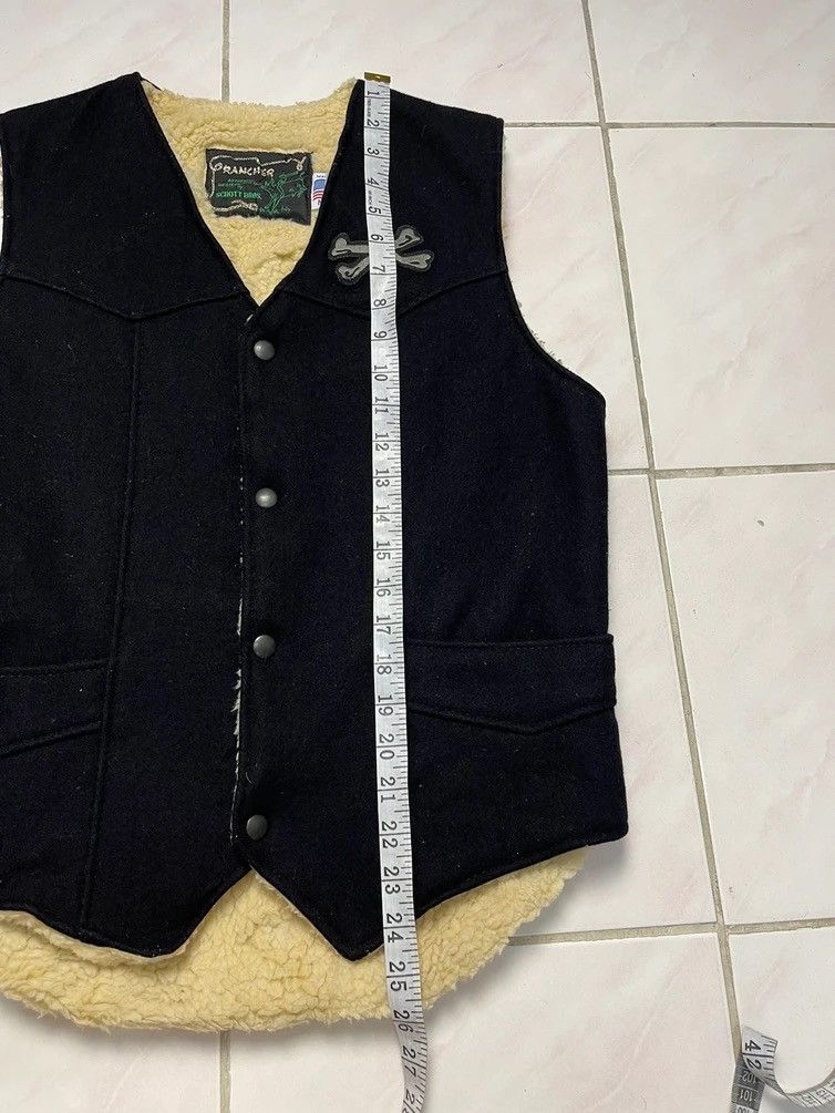 Schott Rancher By Schott X Backdrop Sherpa Skull Motive Vest Size US M / EU 48-50 / 2 - 7 Thumbnail