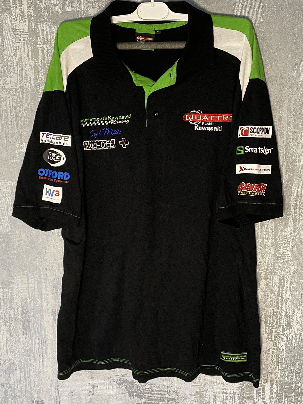 Formula 1 Vintage Kawasaki Polos Formula One T-shirt Size US XL / EU 56 / 4 - 1 Thumbnail