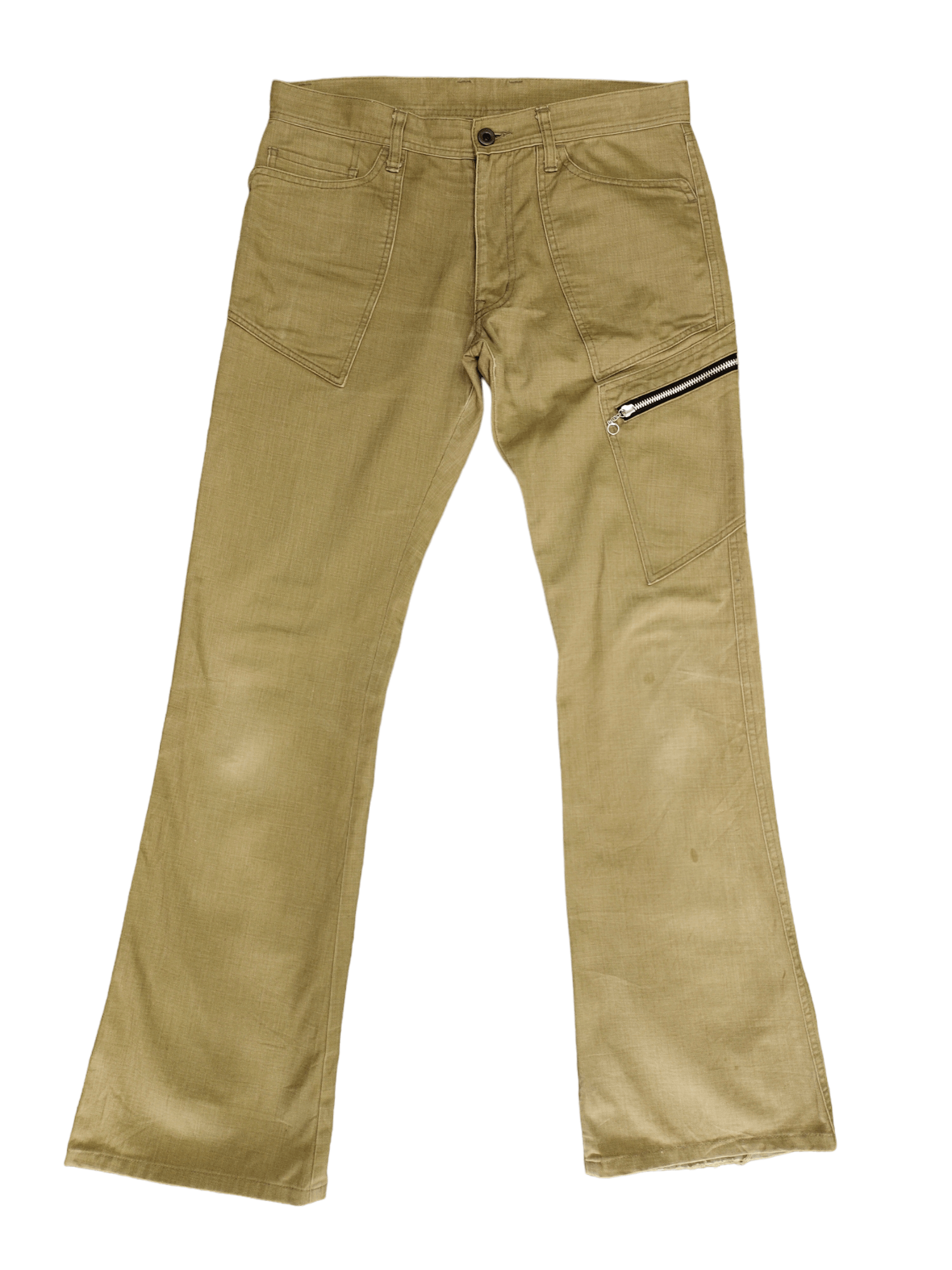 Hysteric Glamour Flare Jeans Rupert Multi Pocket Boot Cut Medium Rise Size US 31 - 3 Thumbnail