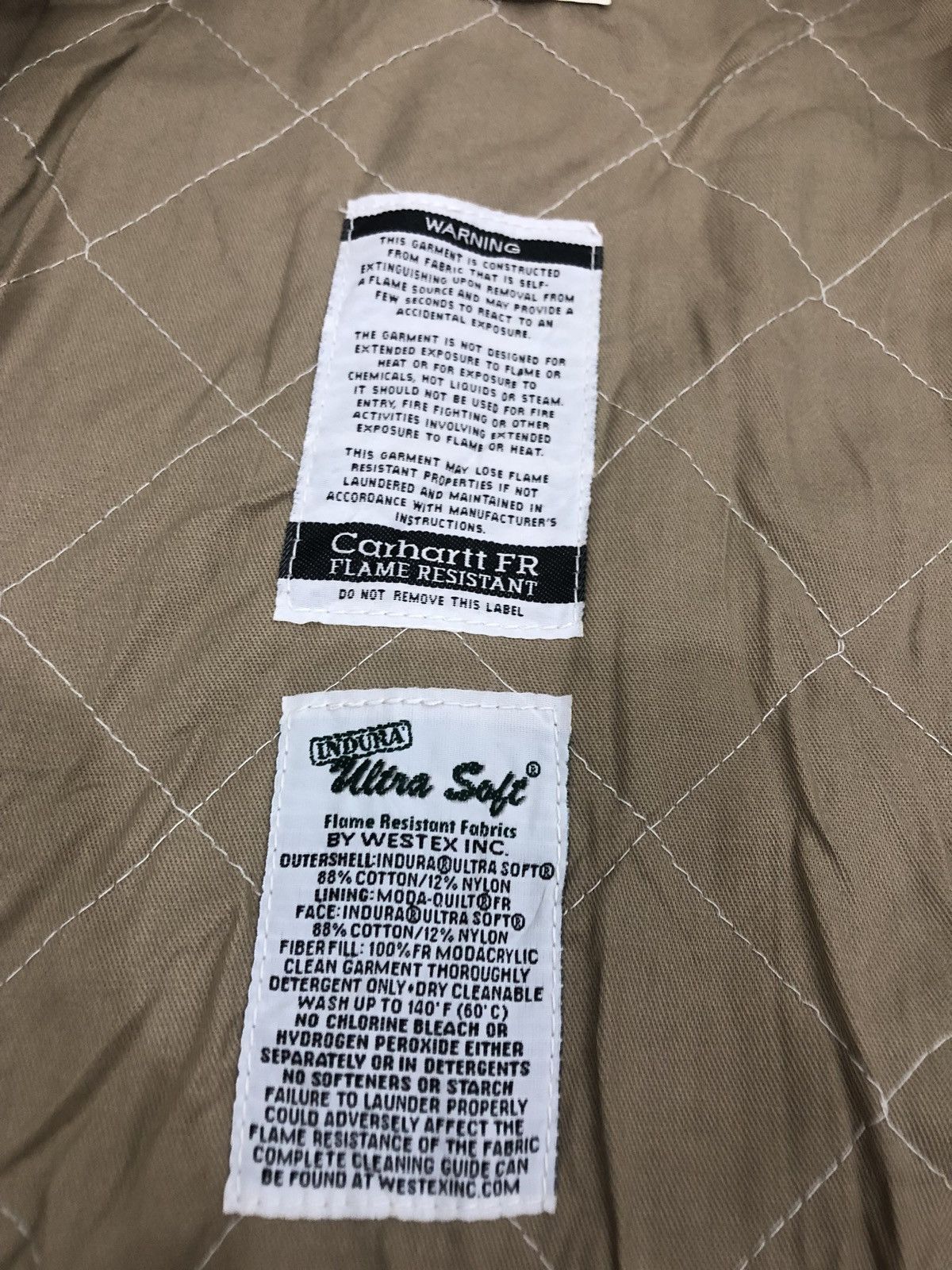 Carhartt Vintage 90's Carhartt FR Indura Duck Canvas Good Condition Size US M / EU 48-50 / 2 - 9 Thumbnail