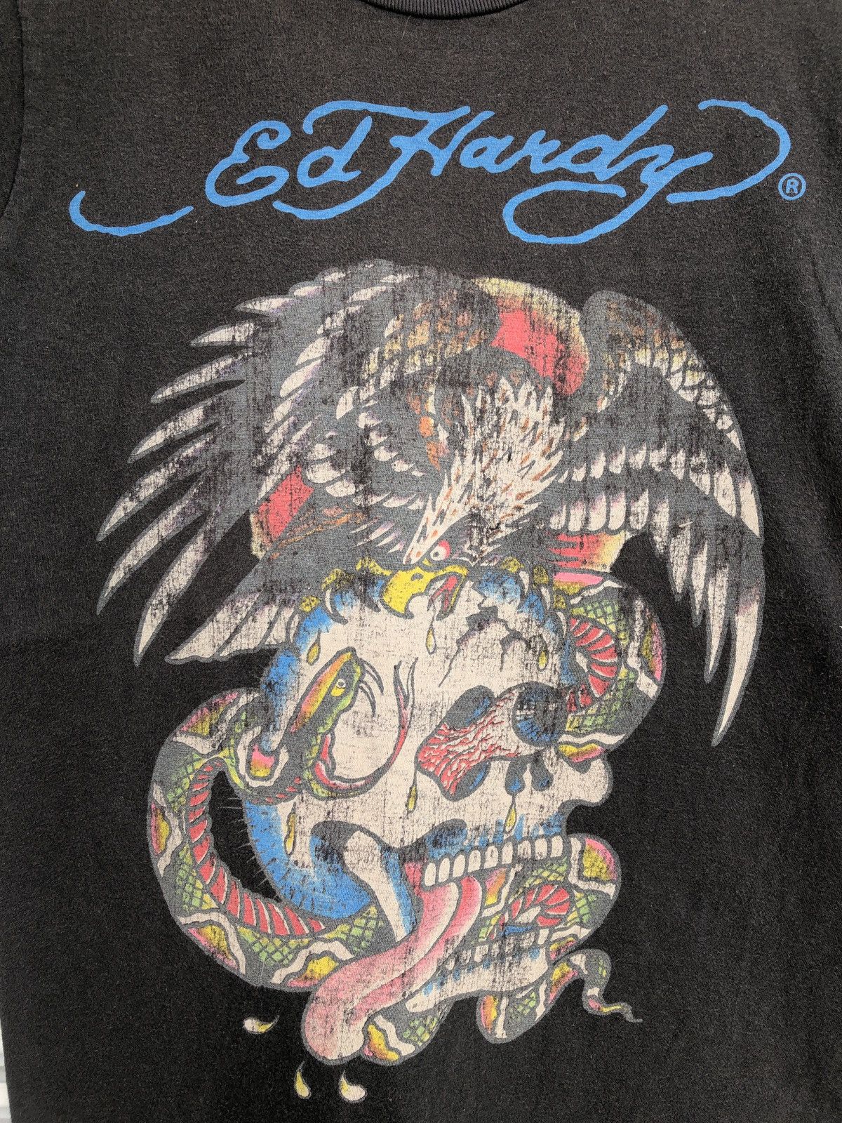 Christian Audigier × Ed Hardy × Vintage Vintage Ed Hardy Christian Audigier Dragon Tees Size US S / EU 44-46 / 1 - 2 Thumbnail