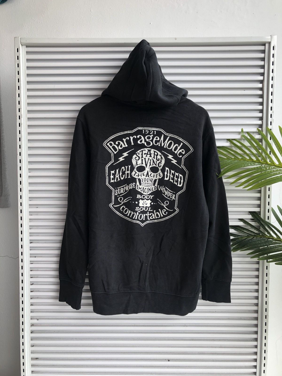 Japanese Brand × Vintage Vintage Skulls Stooge & Co Hoodies /Number Nine Travis Scott Size US L / EU 52-54 / 3 - 2 Thumbnail
