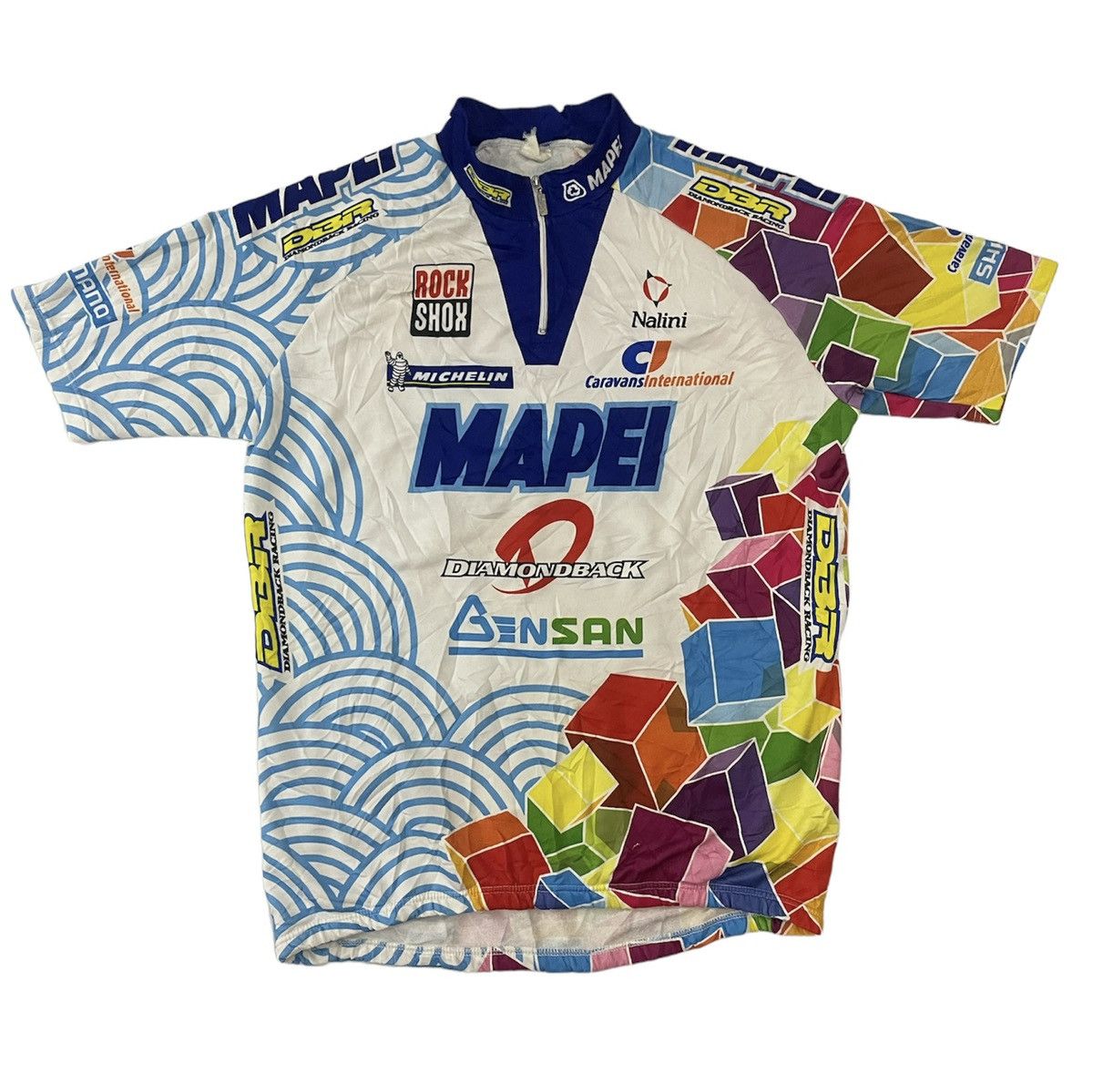 Bicycle Vintage Team Mapei Cycling Jersey Size US L / EU 52-54 / 3 - 1 Thumbnail