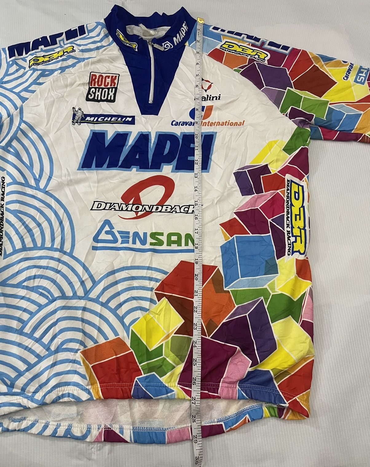 Bicycle Vintage Team Mapei Cycling Jersey Size US L / EU 52-54 / 3 - 7 Thumbnail