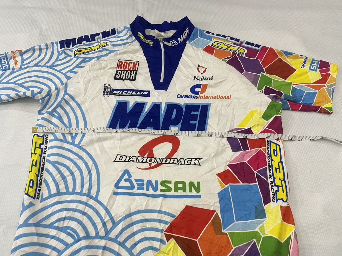 Bicycle Vintage Team Mapei Cycling Jersey Size US L / EU 52-54 / 3 - 6 Thumbnail