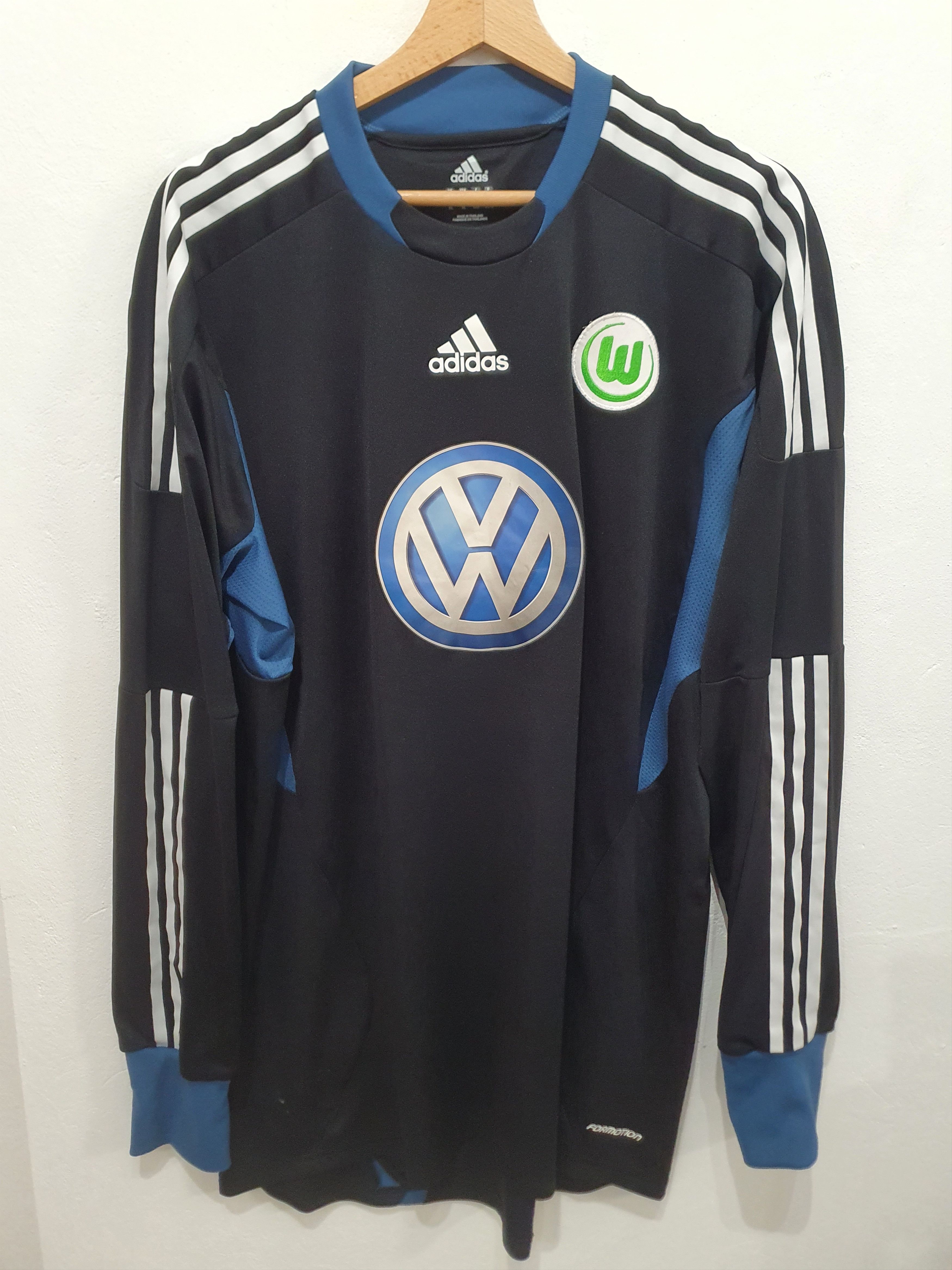 ADIDAS VFL WOLFSBURG 2012 SIZE XL JERSEY LONGSLEEVE GK