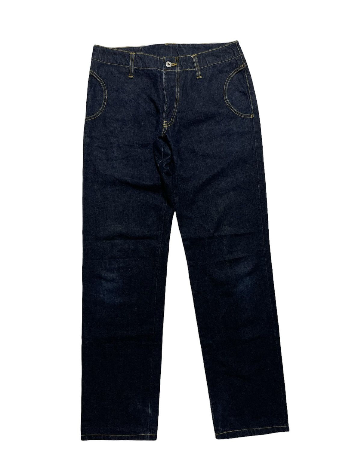 Japanese Brand Habu Box Okinawa Japanese Jeans Size US 33 - 2 Thumbnail