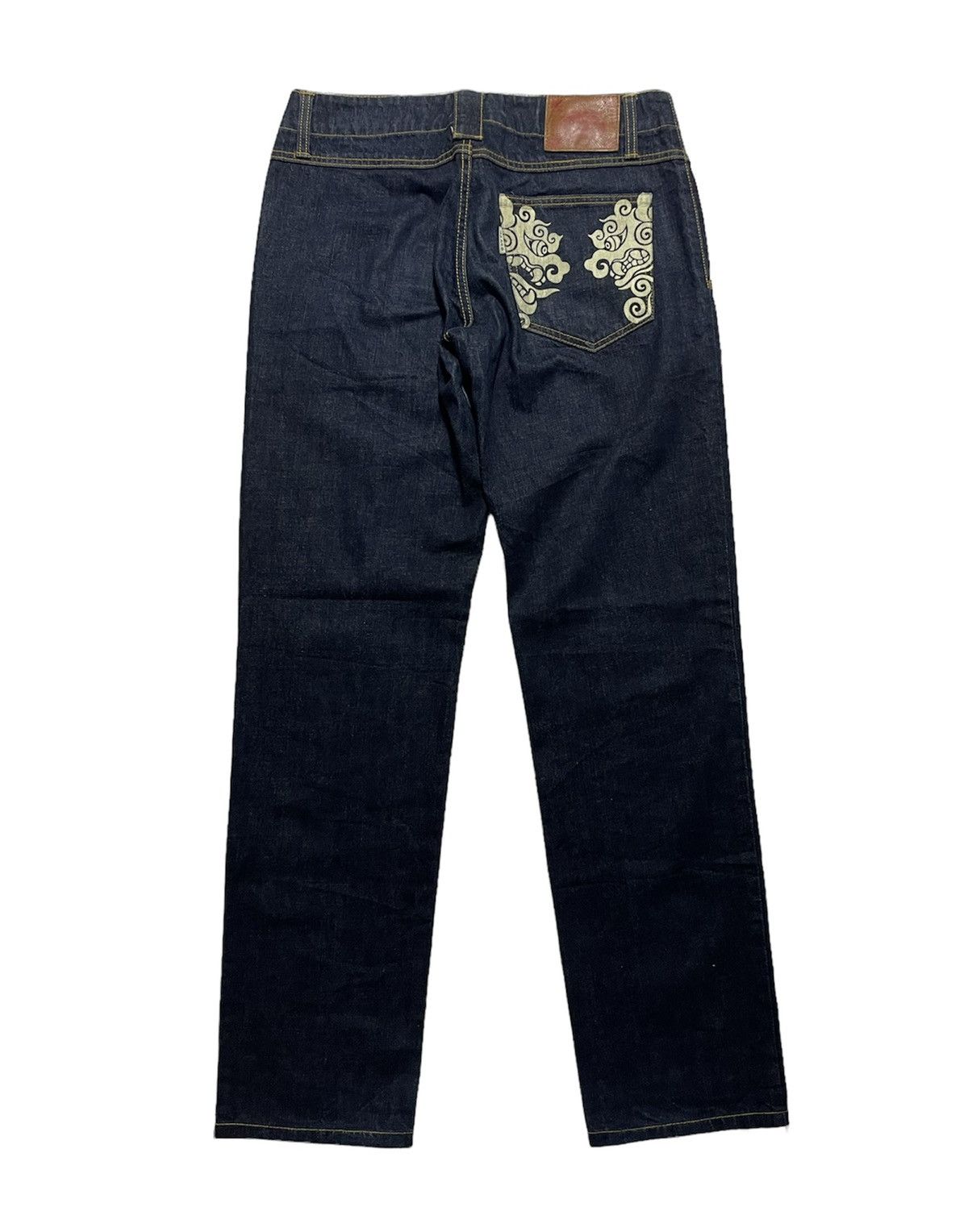 Japanese Brand Habu Box Okinawa Japanese Jeans Size US 33 - 1 Thumbnail