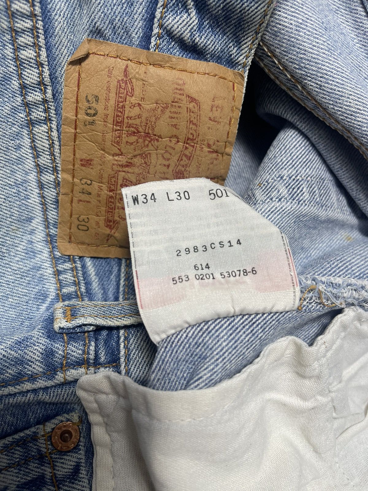 Levi's Vintage Levi's 501 Made In USA Jeans Size US 33 - 8 Thumbnail