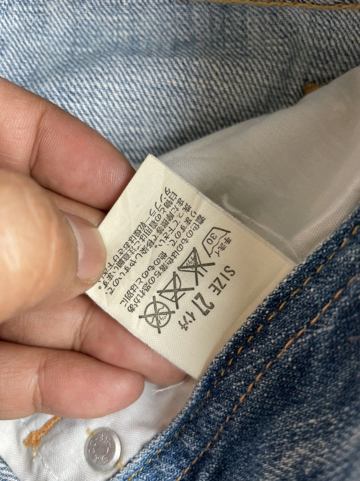 Levi's Levis Flare 553 Vintage 2006 Distressed Custom Size US 29 - 19 Thumbnail