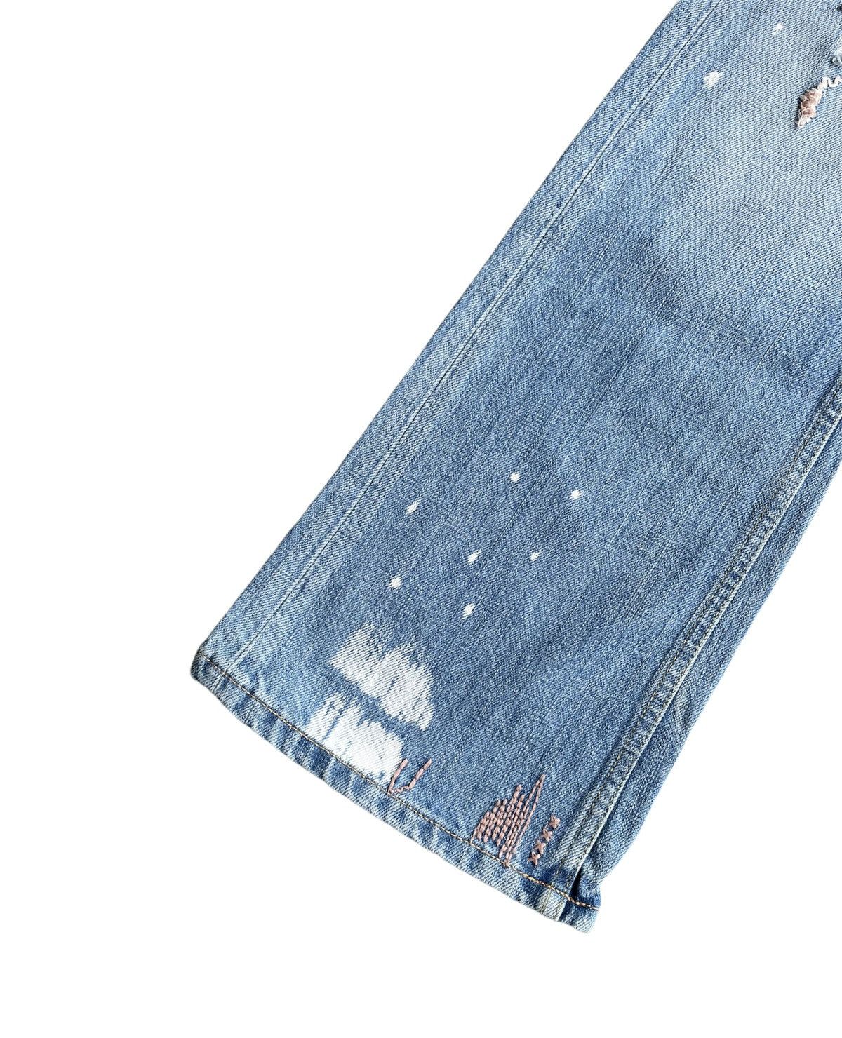 Levi's Levis Flare 553 Vintage 2006 Distressed Custom Size US 29 - 4 Thumbnail