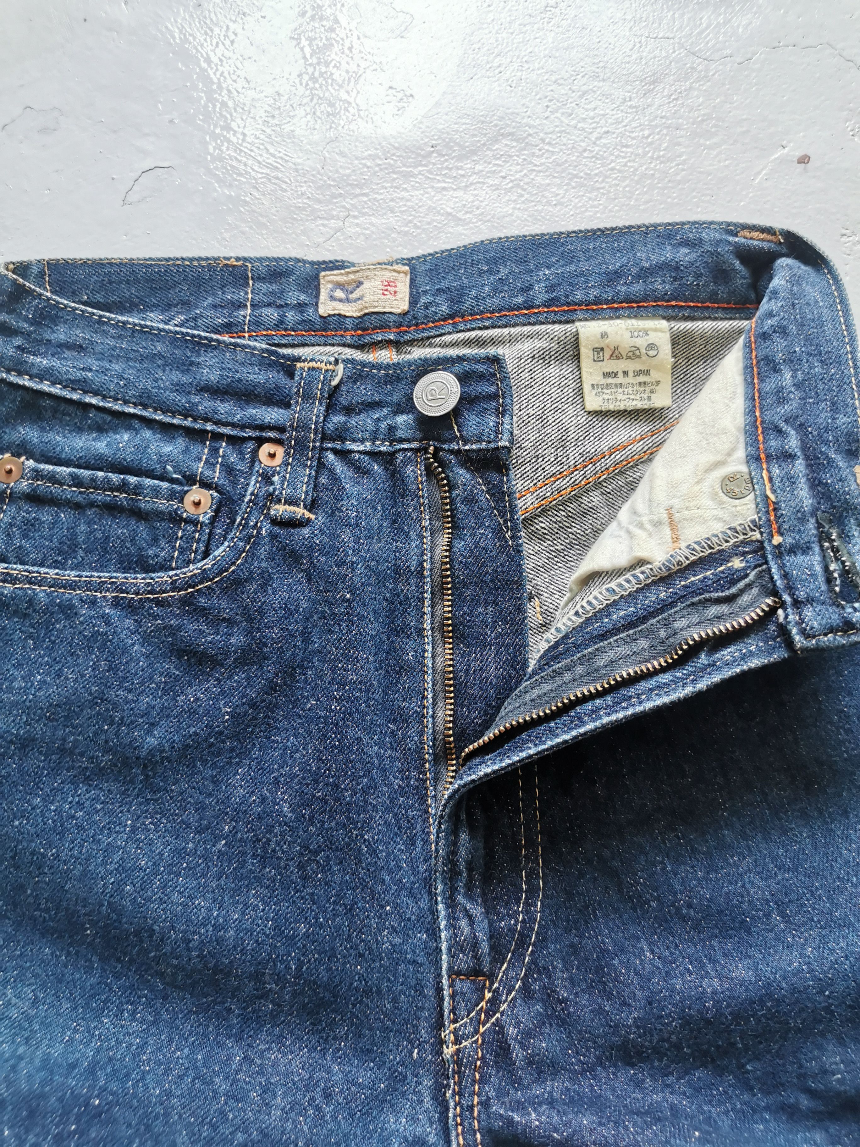 45rpm 🇯🇵Vintage 45rpm Denim Blue Jeans Size US 28 / EU 44 - 11 Thumbnail