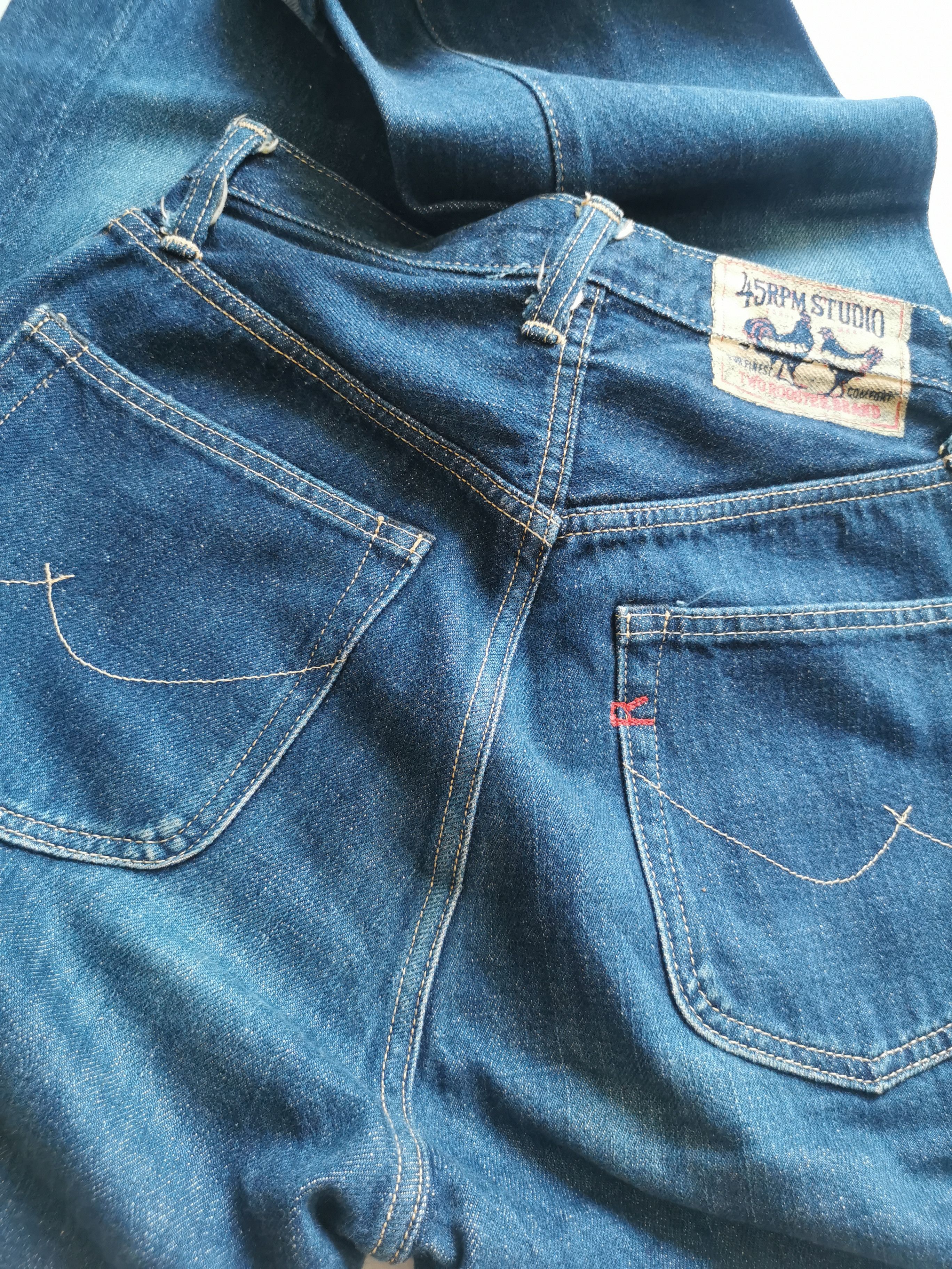 45rpm 🇯🇵Vintage 45rpm Denim Blue Jeans Size US 28 / EU 44 - 8 Thumbnail