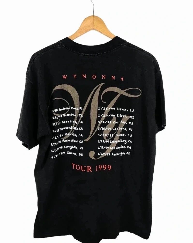 Band Tees Vintage Solo Singer Wynonna Tour 1990 T-Shirts Size US L / EU 52-54 / 3 - 2 Thumbnail
