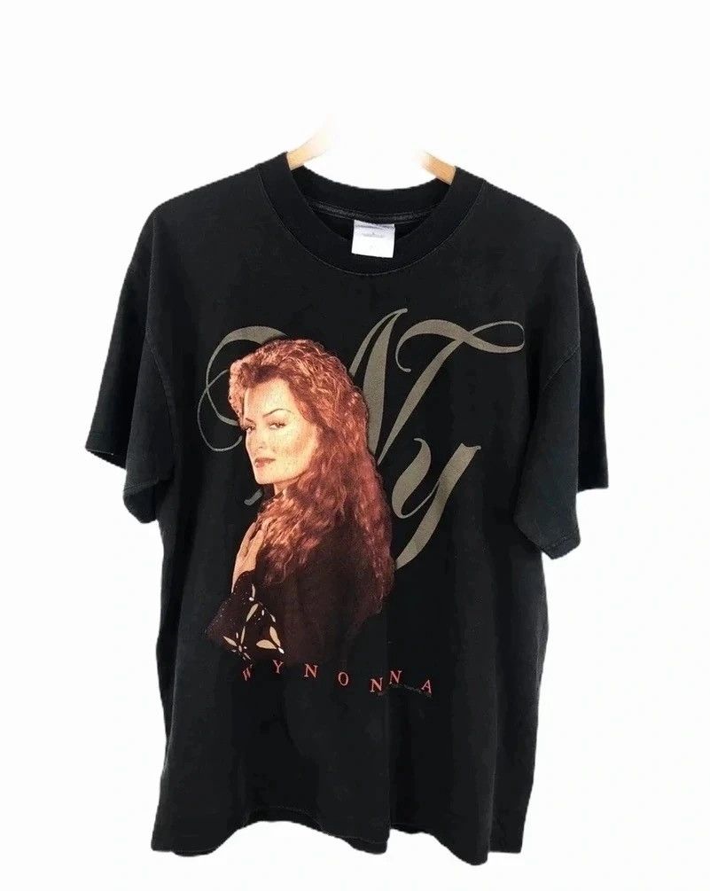 Band Tees Vintage Solo Singer Wynonna Tour 1990 T-Shirts Size US L / EU 52-54 / 3 - 1 Thumbnail