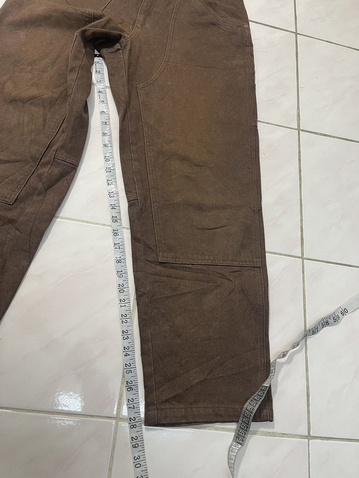 Vintage Explorer Bootleg Booth USA Double Knee Jeans Size US 32 / EU 48 - 11 Thumbnail