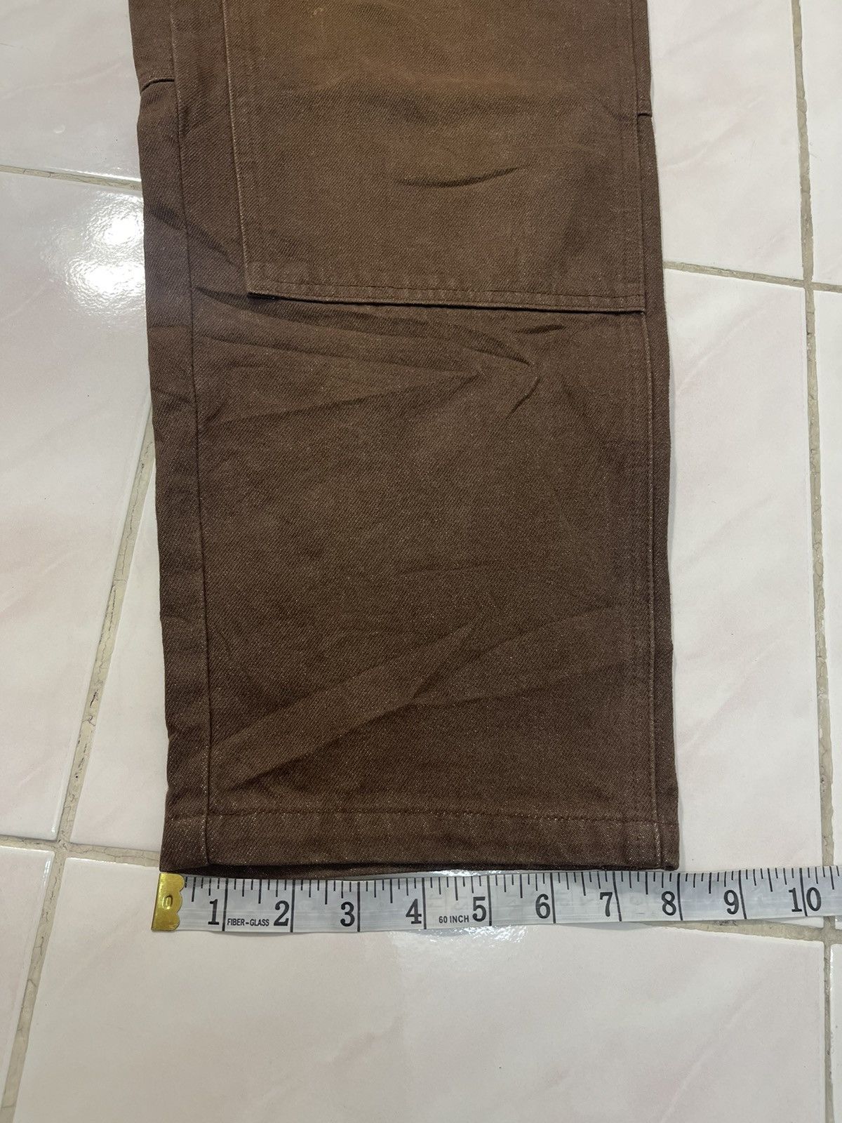 Vintage Explorer Bootleg Booth USA Double Knee Jeans Size US 32 / EU 48 - 10 Thumbnail