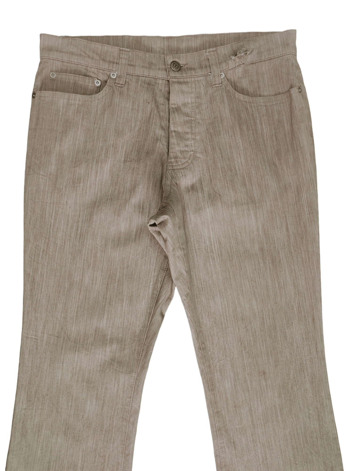 Tornado Mart Flare Jeans Tornado Mart Tree Bark Design Pants Boot Cut Size US 31 - 4 Thumbnail