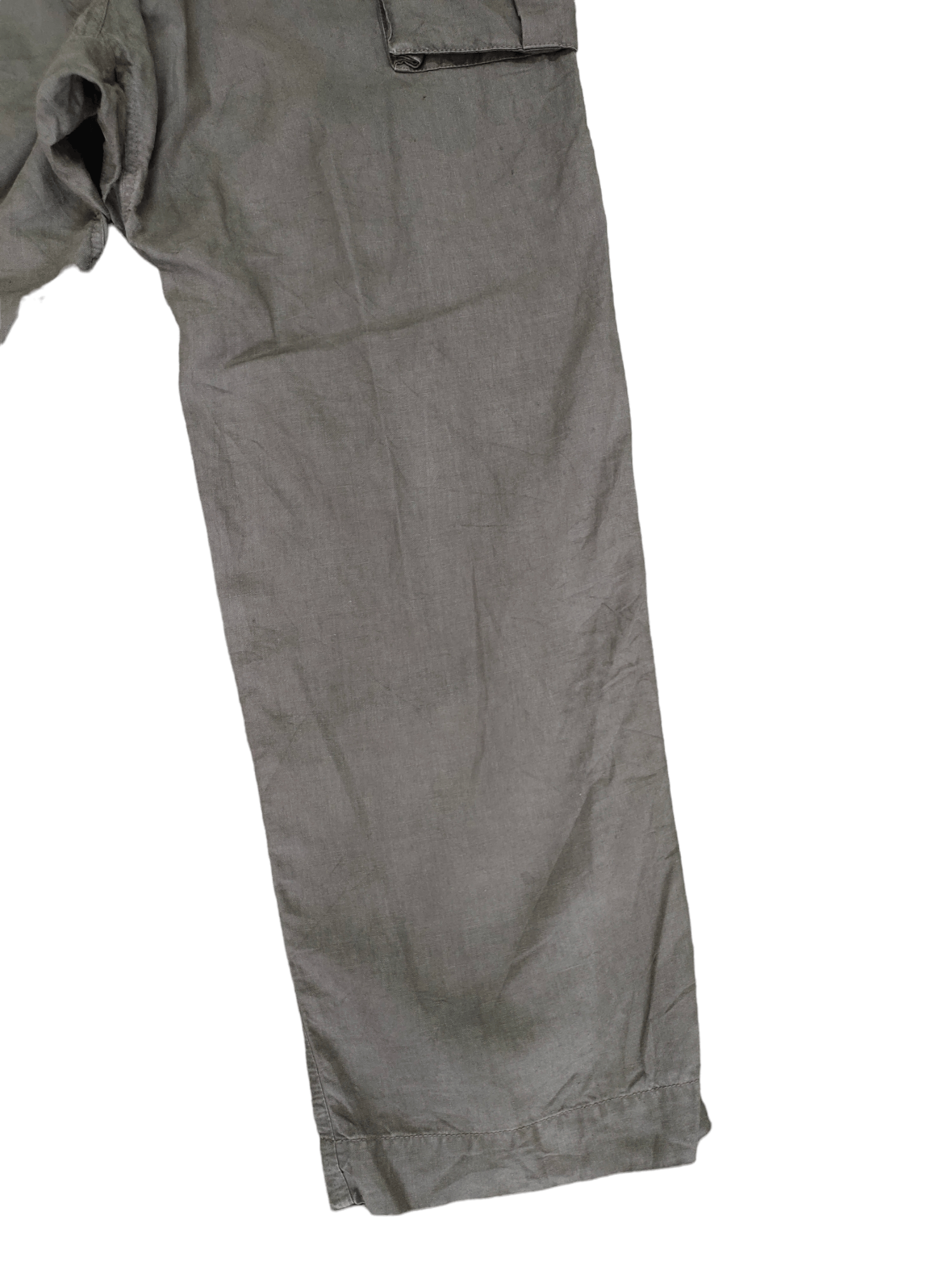 Griffin OG Vintage Griffin Linen Tactical Utility Cargo Pants Size US 31 - 15 Thumbnail