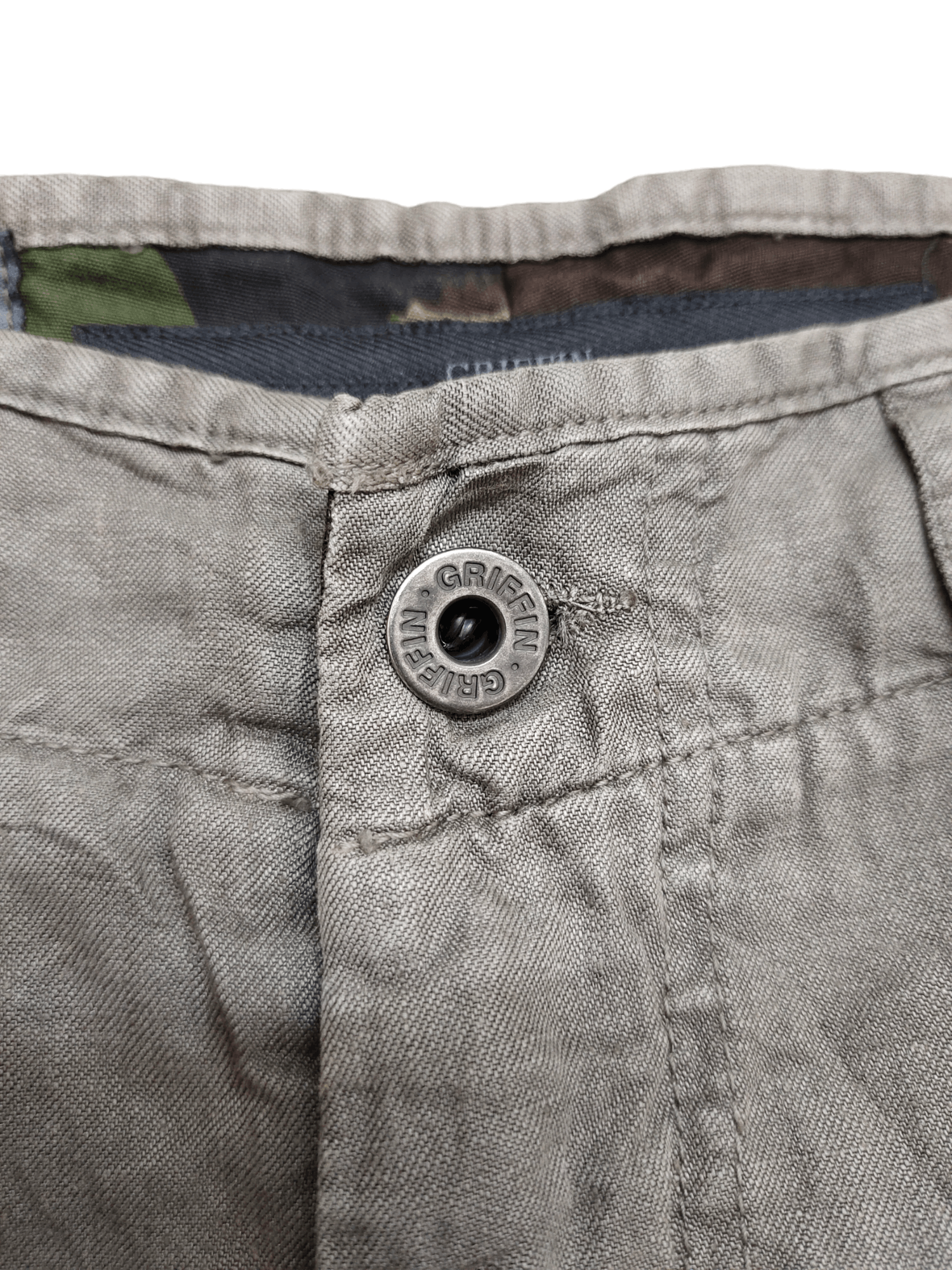 Griffin OG Vintage Griffin Linen Tactical Utility Cargo Pants Size US 31 - 22 Thumbnail