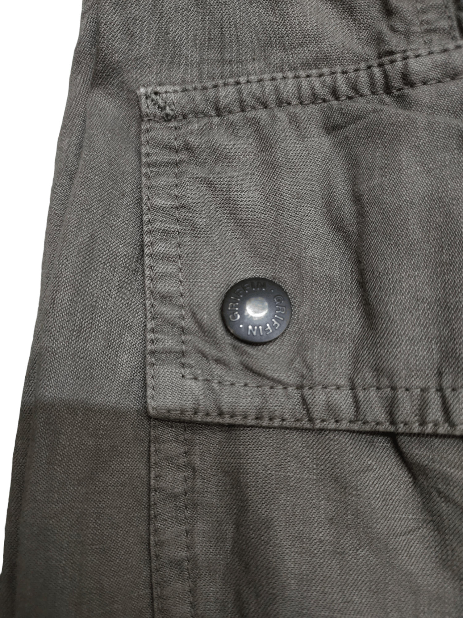 Griffin OG Vintage Griffin Linen Tactical Utility Cargo Pants Size US 31 - 19 Thumbnail