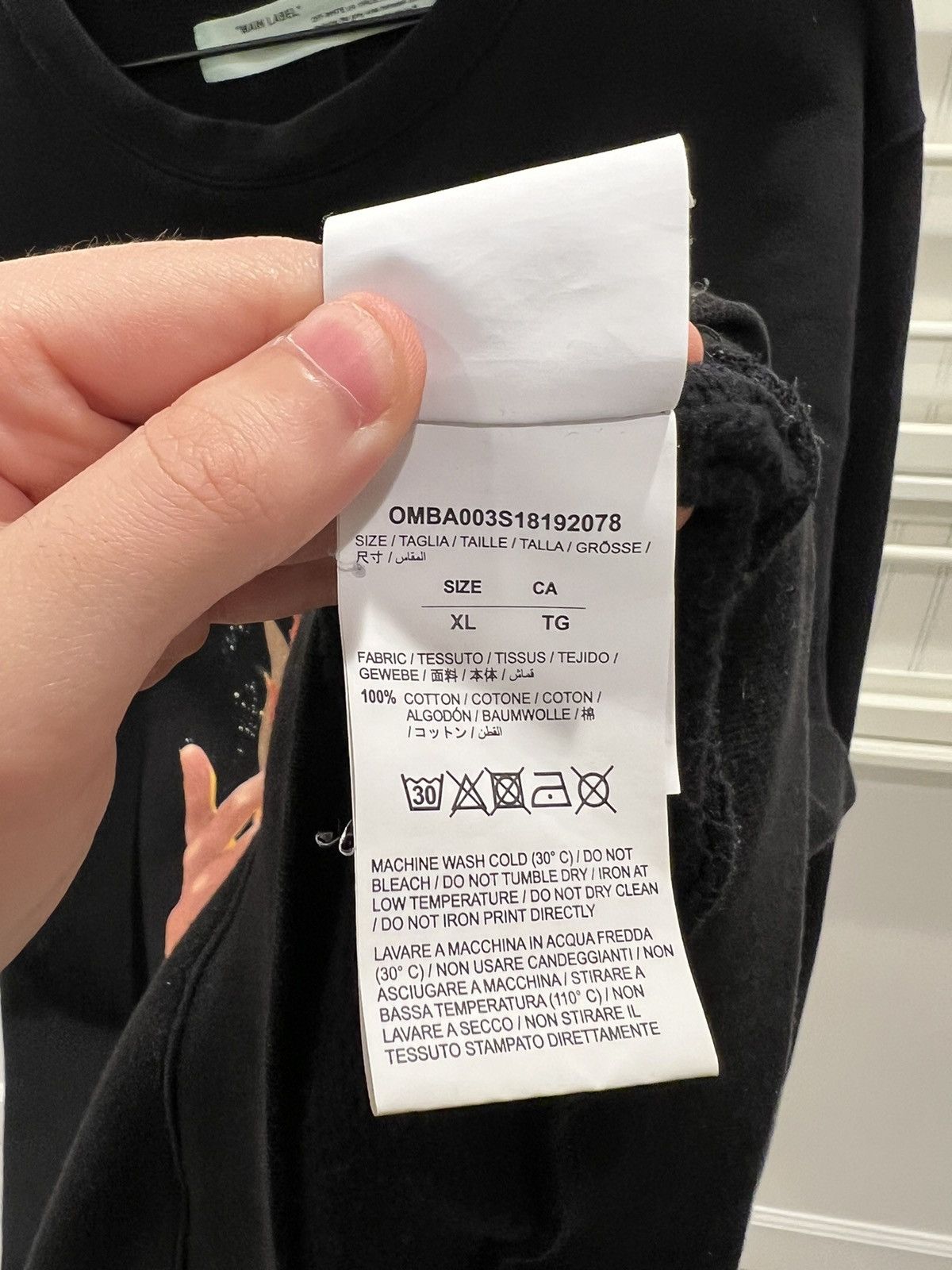 Off-White Off White Diagonal Fire Hands Crewneck Size US XL / EU 56 / 4 - 15 Thumbnail
