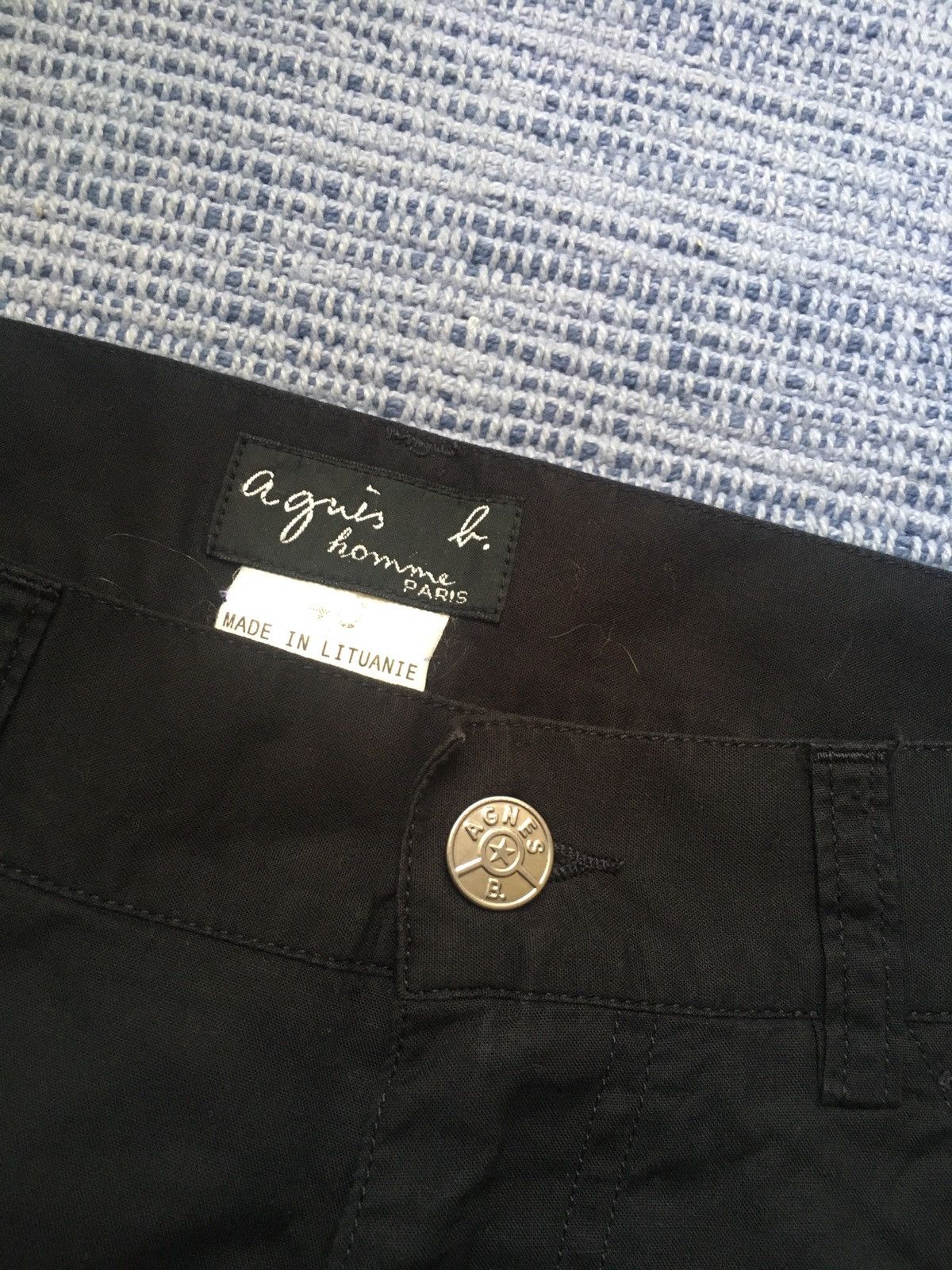 agnes b. vintage agnes B black pants Size US 30 / EU 46 - 2 Thumbnail