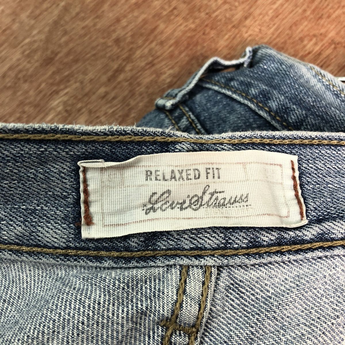 Levi's DLL Levi's Strauss Blue distressed Denim #c194 Size US 33 - 10 Thumbnail