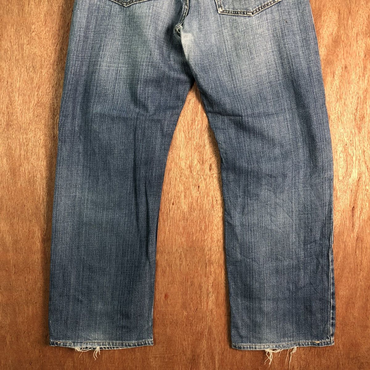 Levi's DLL Levi's Strauss Blue distressed Denim #c194 Size US 33 - 8 Thumbnail