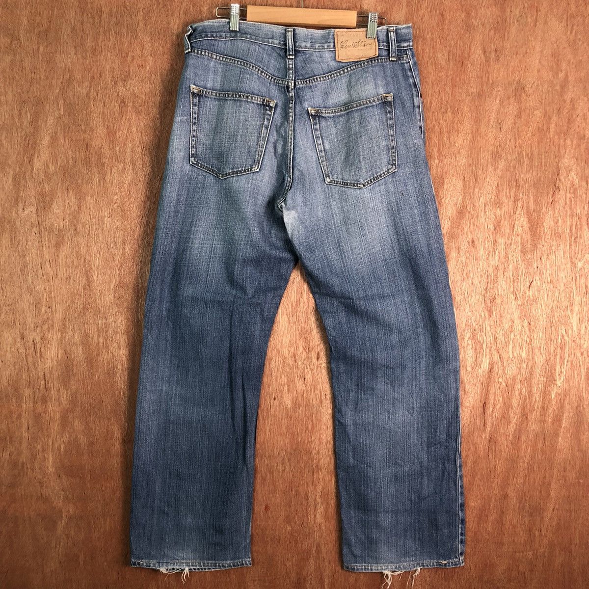 Levi's DLL Levi's Strauss Blue distressed Denim #c194 Size US 33 - 6 Thumbnail