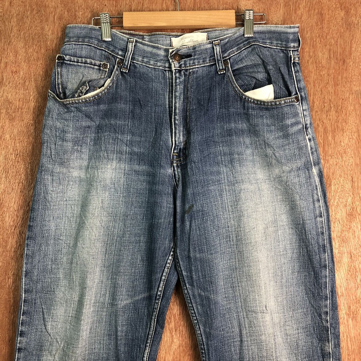 Levi's DLL Levi's Strauss Blue distressed Denim #c194 Size US 33 - 2 Thumbnail