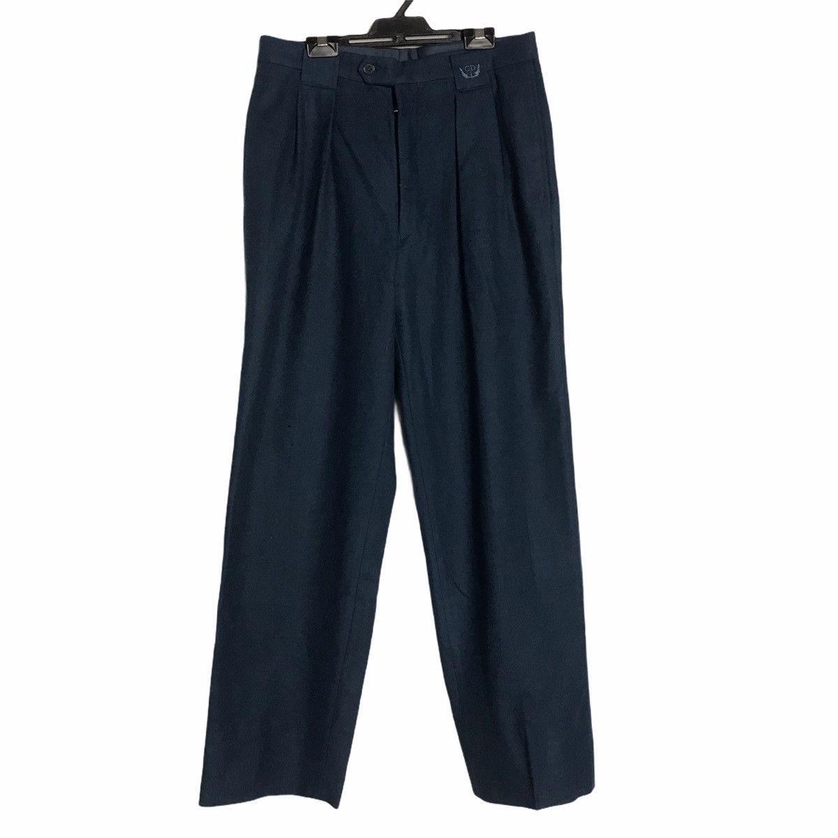 Christian Dior Monsieur × Vintage Vintage christian dior small embroidery logo wool pants Size US 30 / EU 46 - 1 Thumbnail