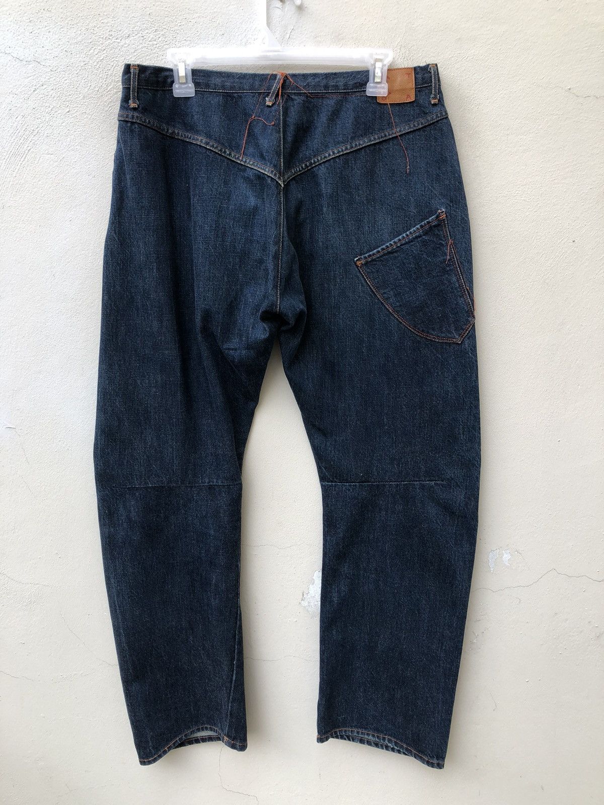 Hiroshi Kato Vintage Kato Japan Selvedge Denim Curved Leg Jeans Size US 32 / EU 48 - 16 Thumbnail