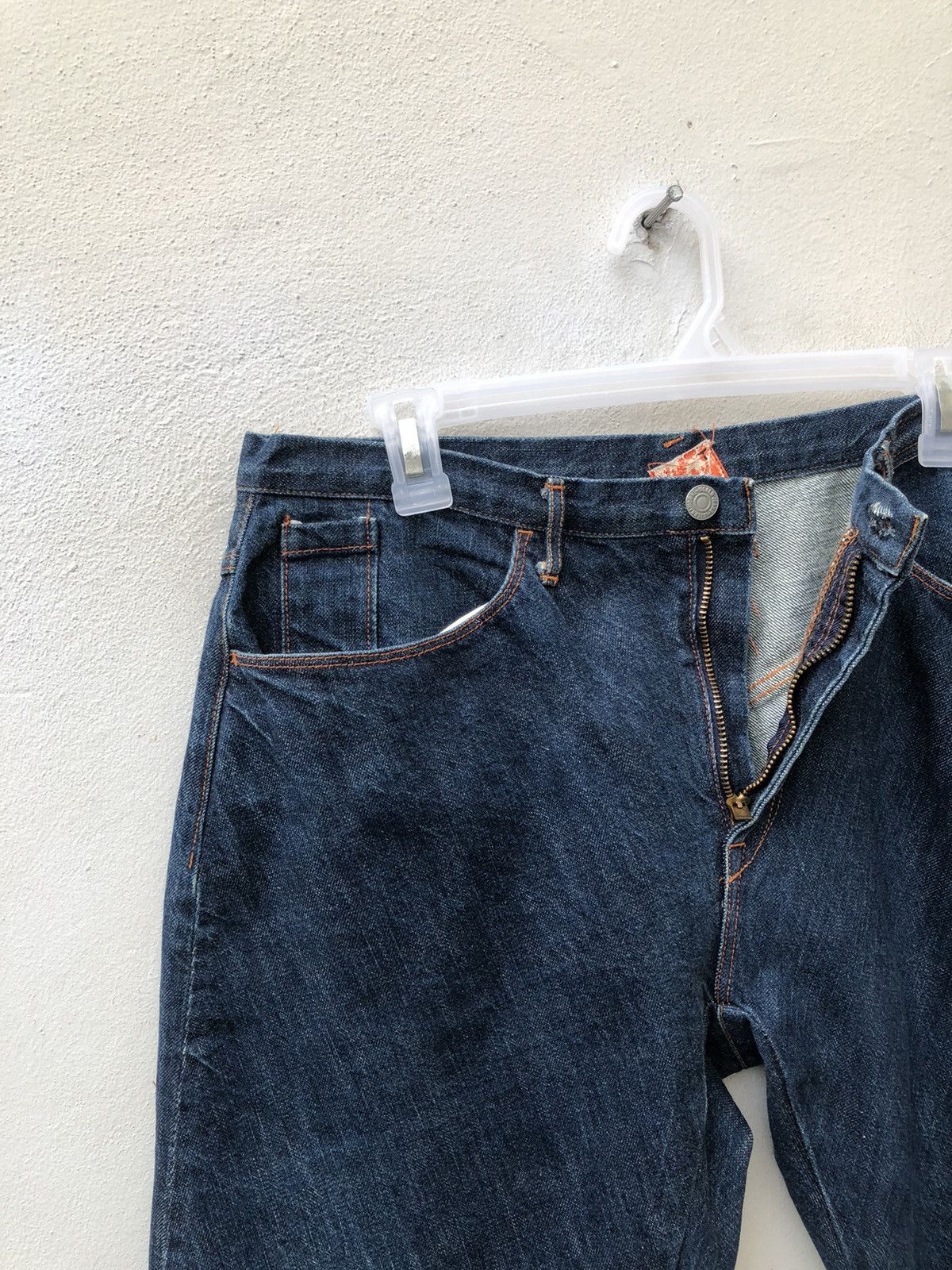 Hiroshi Kato Vintage Kato Japan Selvedge Denim Curved Leg Jeans Size US 32 / EU 48 - 9 Thumbnail