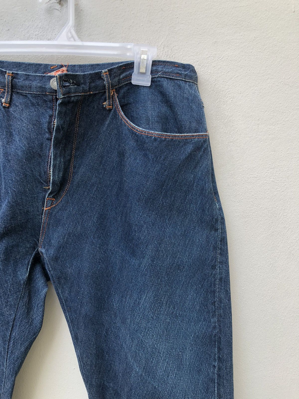 Hiroshi Kato Vintage Kato Japan Selvedge Denim Curved Leg Jeans Size US 32 / EU 48 - 12 Thumbnail