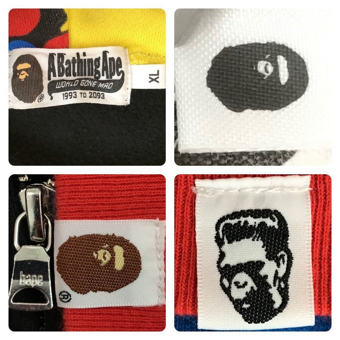 Bape × Medicom Toy BAPE × medicom toy BE@R shark full zip hoodie a bathing ape Size US XL / EU 56 / 4 - 7 Thumbnail