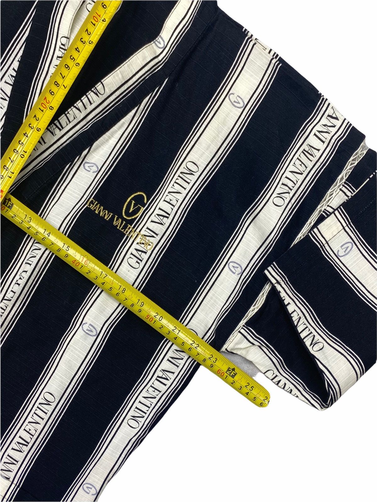 Gianni Valentino × Valentino VINTAGE KIMONO JAPANESE FULL PRINT WITH FULL SPELLOUT Size US L / EU 52-54 / 3 - 16 Thumbnail