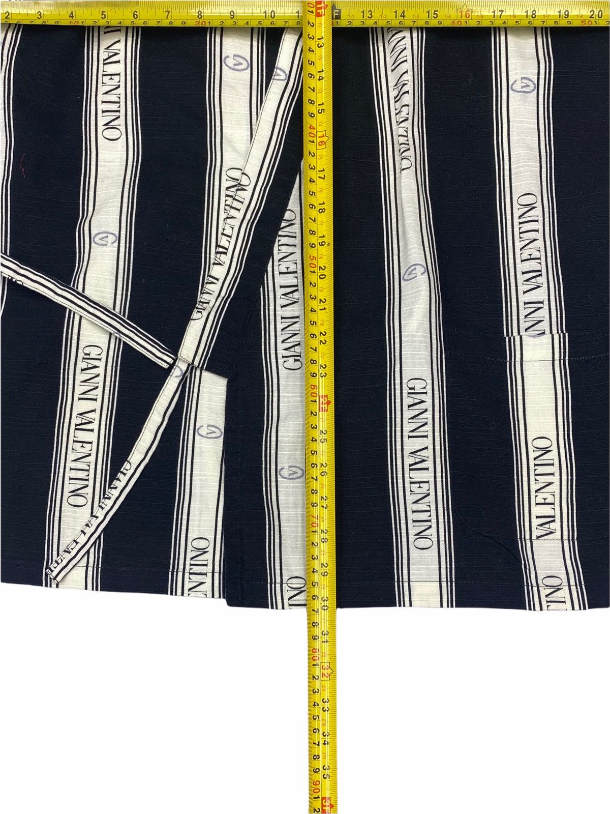 Gianni Valentino × Valentino VINTAGE KIMONO JAPANESE FULL PRINT WITH FULL SPELLOUT Size US L / EU 52-54 / 3 - 17 Thumbnail