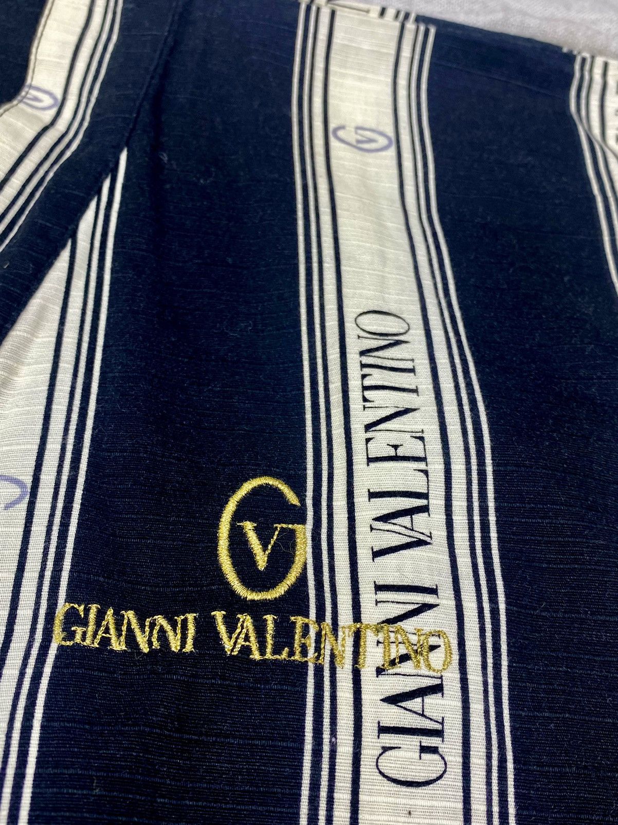 Gianni Valentino × Valentino VINTAGE KIMONO JAPANESE FULL PRINT WITH FULL SPELLOUT Size US L / EU 52-54 / 3 - 12 Thumbnail