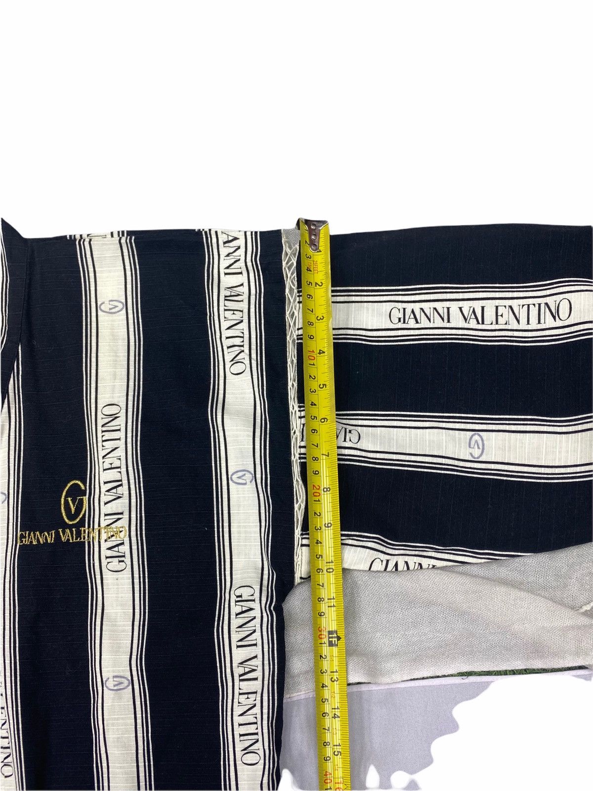 Gianni Valentino × Valentino VINTAGE KIMONO JAPANESE FULL PRINT WITH FULL SPELLOUT Size US L / EU 52-54 / 3 - 18 Thumbnail