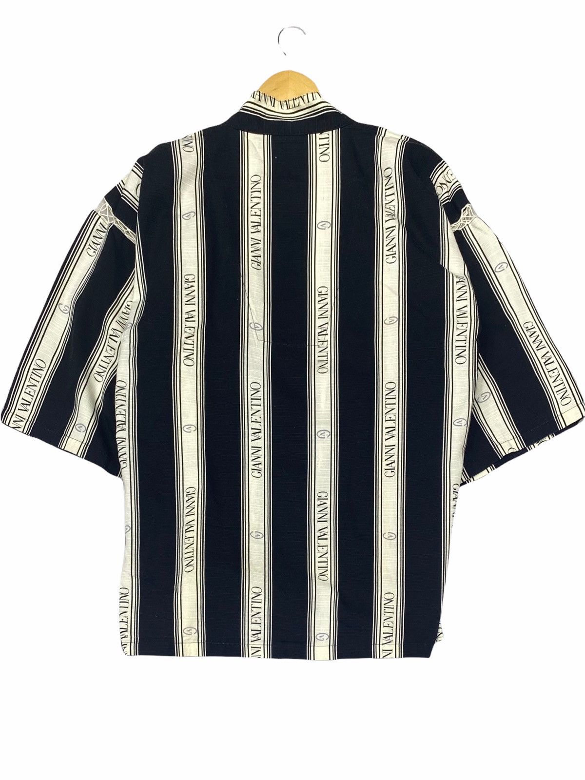 Gianni Valentino × Valentino VINTAGE KIMONO JAPANESE FULL PRINT WITH FULL SPELLOUT Size US L / EU 52-54 / 3 - 2 Thumbnail