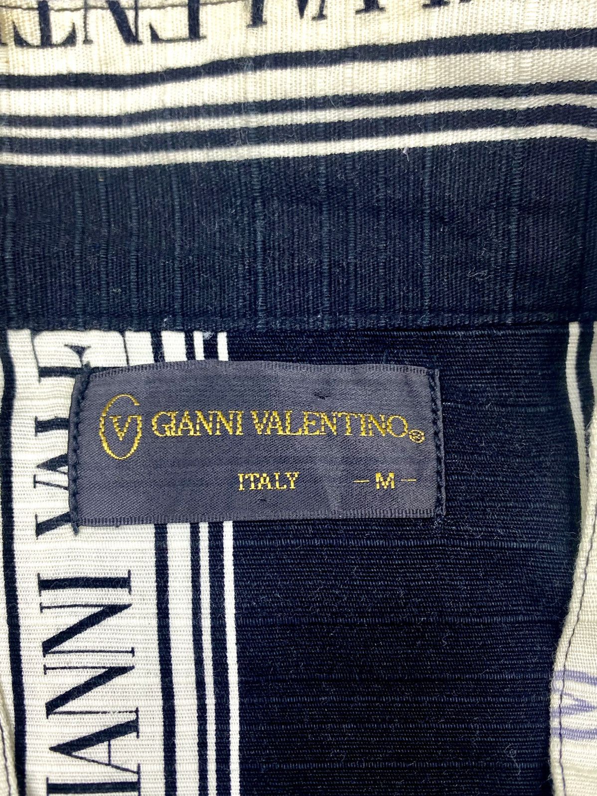 Gianni Valentino × Valentino VINTAGE KIMONO JAPANESE FULL PRINT WITH FULL SPELLOUT Size US L / EU 52-54 / 3 - 13 Thumbnail