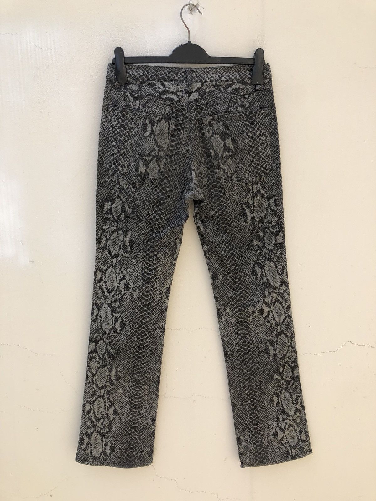 Vintage Vintage J. Secret. B Japan Snake Scales Stretch Flare Pant Size US 30 / EU 46 - 11 Thumbnail