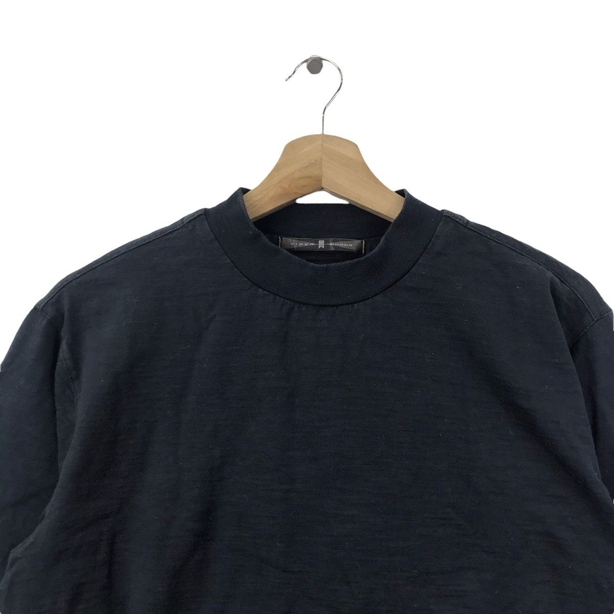 Nike × Tiger Woods NIKE TIGER WOODS Swoosh Black Long Sleeve T-shirt Size US M / EU 48-50 / 2 - 2 Thumbnail