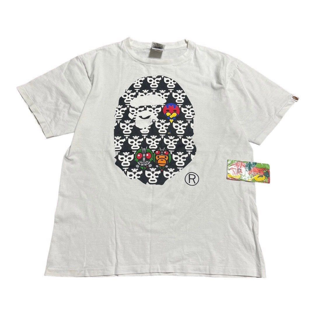 Bape BAPE kamen rider T-shirt White Size US L / EU 52-54 / 3 - 1 Thumbnail
