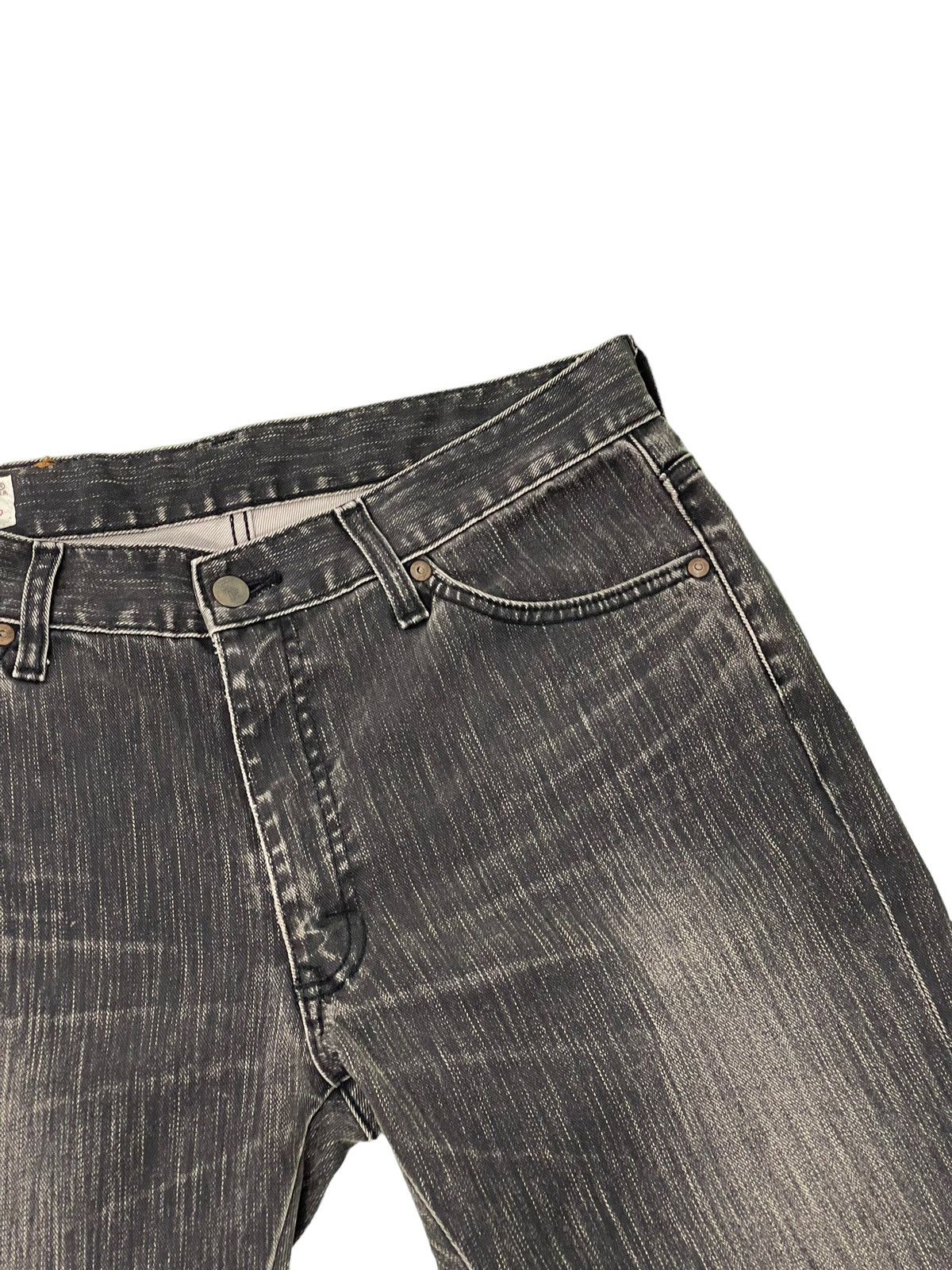 Japanese Brand Flare Jeans Lee Japan Stretch Denim Ripped Boot Cut 1🟦2 Size US 33 - 9 Thumbnail