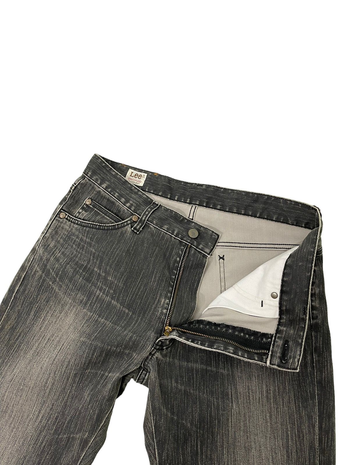 Japanese Brand Flare Jeans Lee Japan Stretch Denim Ripped Boot Cut 1🟦2 Size US 33 - 11 Thumbnail