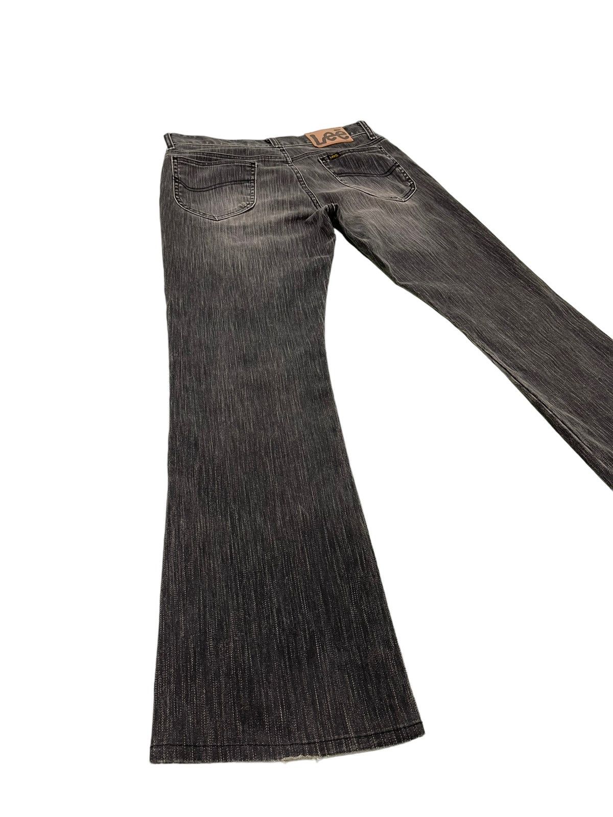 Japanese Brand Flare Jeans Lee Japan Stretch Denim Ripped Boot Cut 1🟦2 Size US 33 - 13 Thumbnail